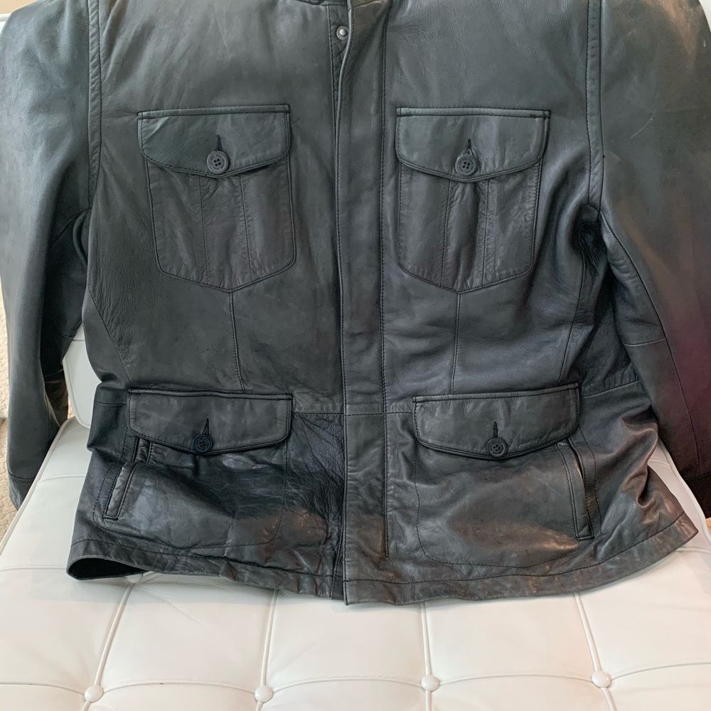 Leather jacket